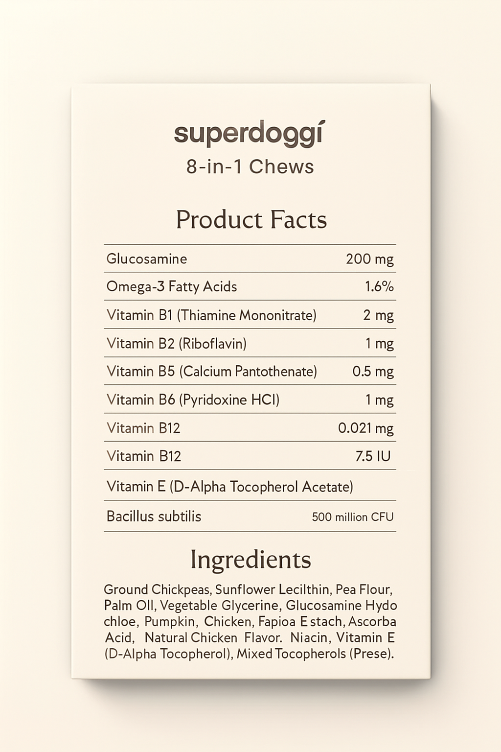 Daily 8-in-1 Multivitamin Bites (120 chews)