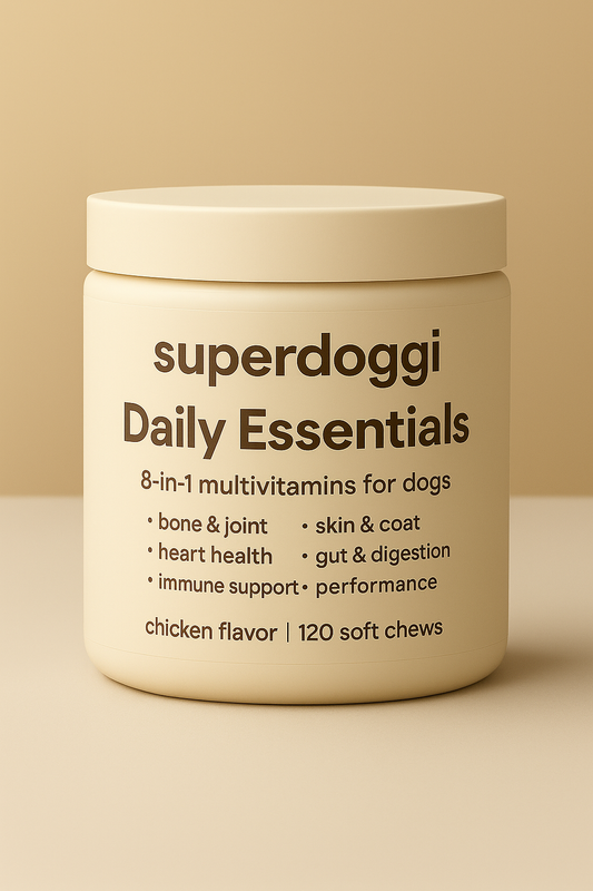 Superdoggi Daily Essentials Vitamin Chews — 120 Soft Bites